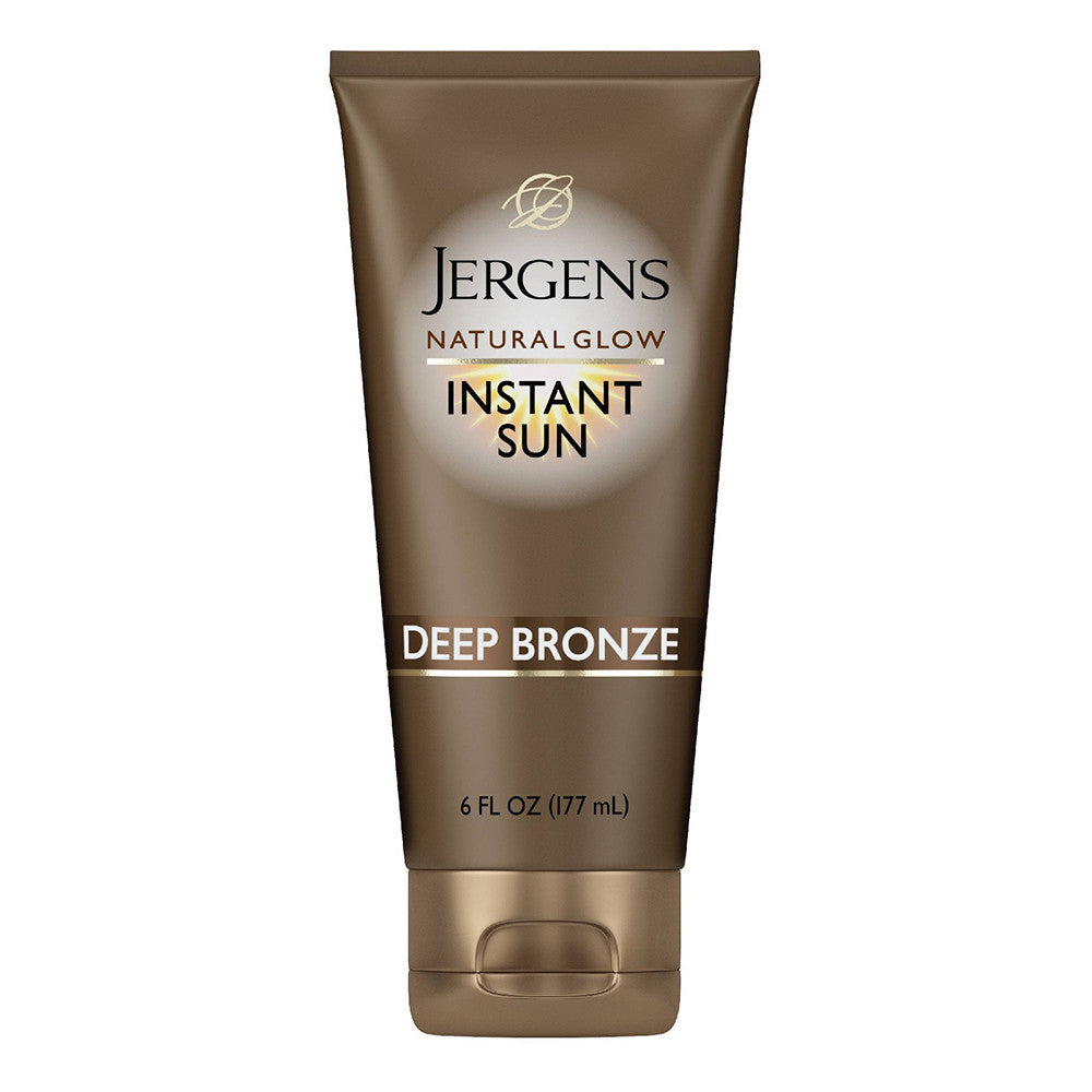 Jergens Natural Glow Instant Sun Self Tanner, Deep Bronze, 6 Oz
